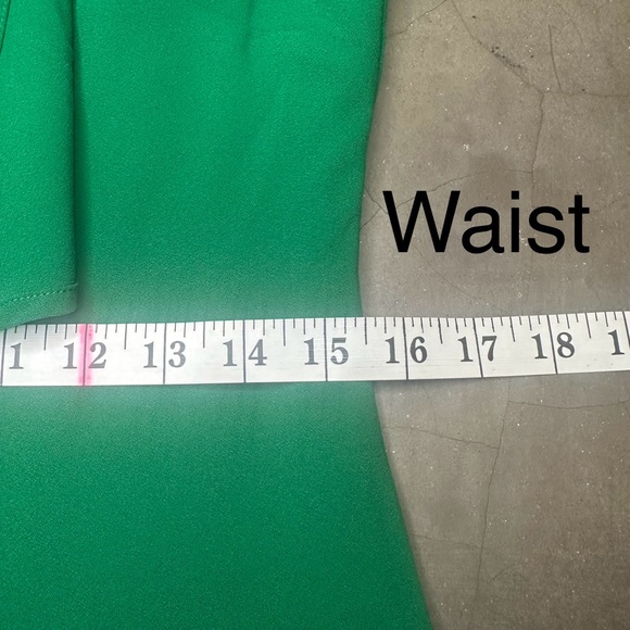 CeCe Women’s Tie Neck Mini Shift dress in Lush Green Sz 2 - Picture 9 of 11